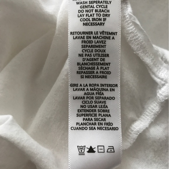 Like New Splendid White Surplice V-Neck Hi Low Crossover Ruched Top M - Picture 13 of 13